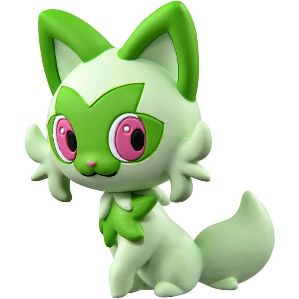 Mô hình Pokemon chính hãng Takara Tomy Monster Colletion - Moncolle Sprigatito MS-03 - Pokemon Scarlet & Violet