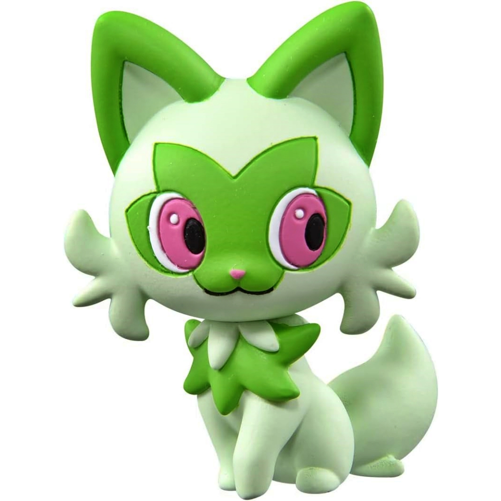 Mô hình Pokemon chính hãng Takara Tomy Monster Colletion - Moncolle Sprigatito MS-03 - Pokemon Scarlet & Violet