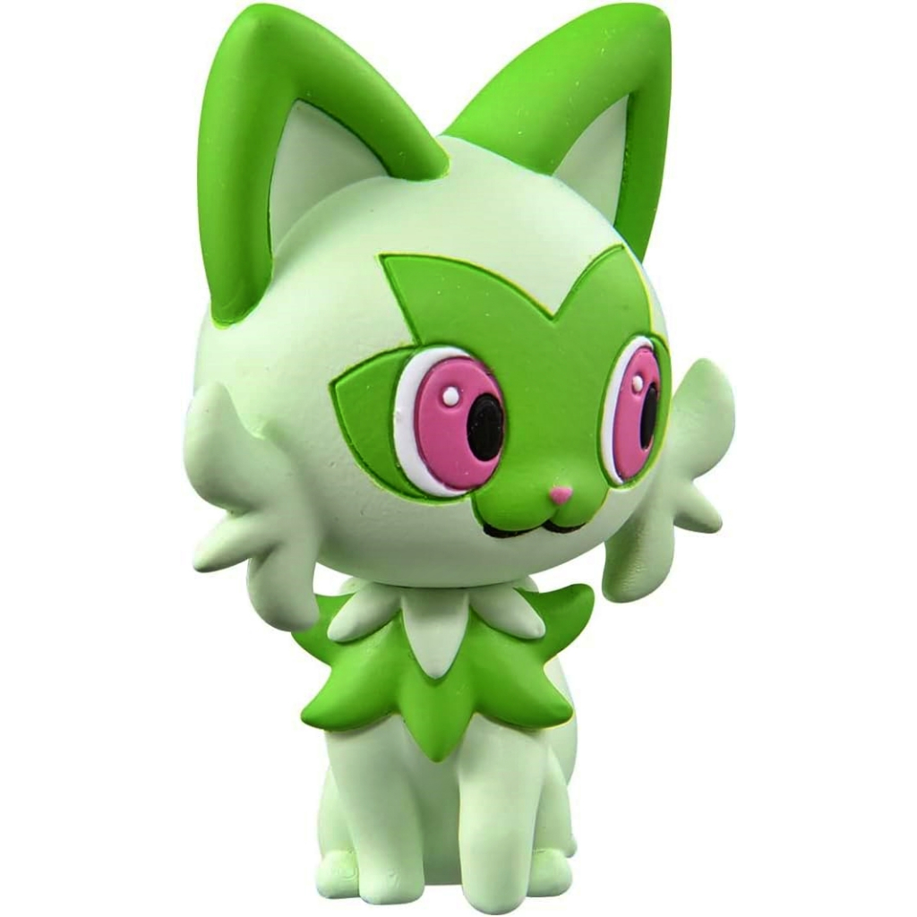 Mô hình Pokemon chính hãng Takara Tomy Monster Colletion - Moncolle Sprigatito MS-03 - Pokemon Scarlet & Violet