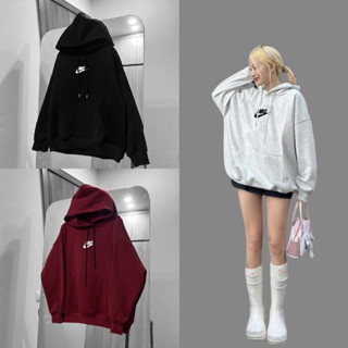 Áo hoodie Nike chính hãng chất nỉ bông cao cấp form rộng unisex nam nữ hoodie nỉ mũ rộng 2 lớp cao cấp dày dặn