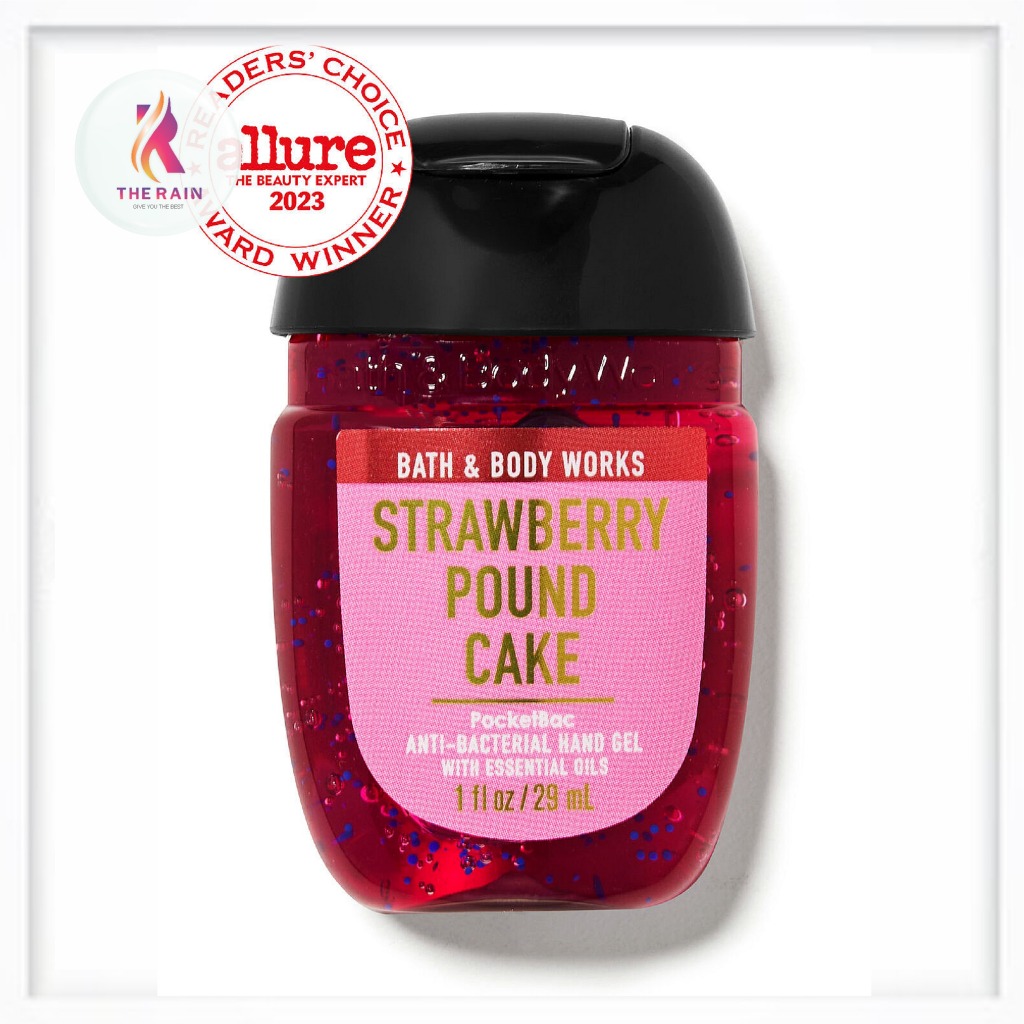 Gel rửa tay khô Bath & Body Works Strawberry Pound Cake 29ml