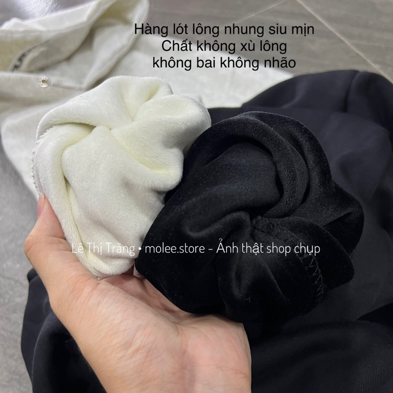 Áo swt nỉ lót nhung NY - ảnh thật molee.store