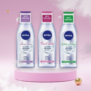 Nước tẩy trang Nivea làm sáng da White Oil Control Makeup Clear 200ml