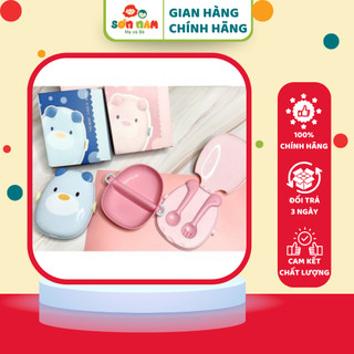 Set bát thìa dĩa hình gấu cực dễ thương dành cho bé