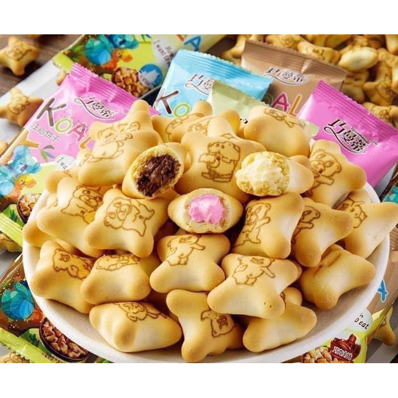 Bánh gấu CHOCO BEAR nhân kem Đài Loan