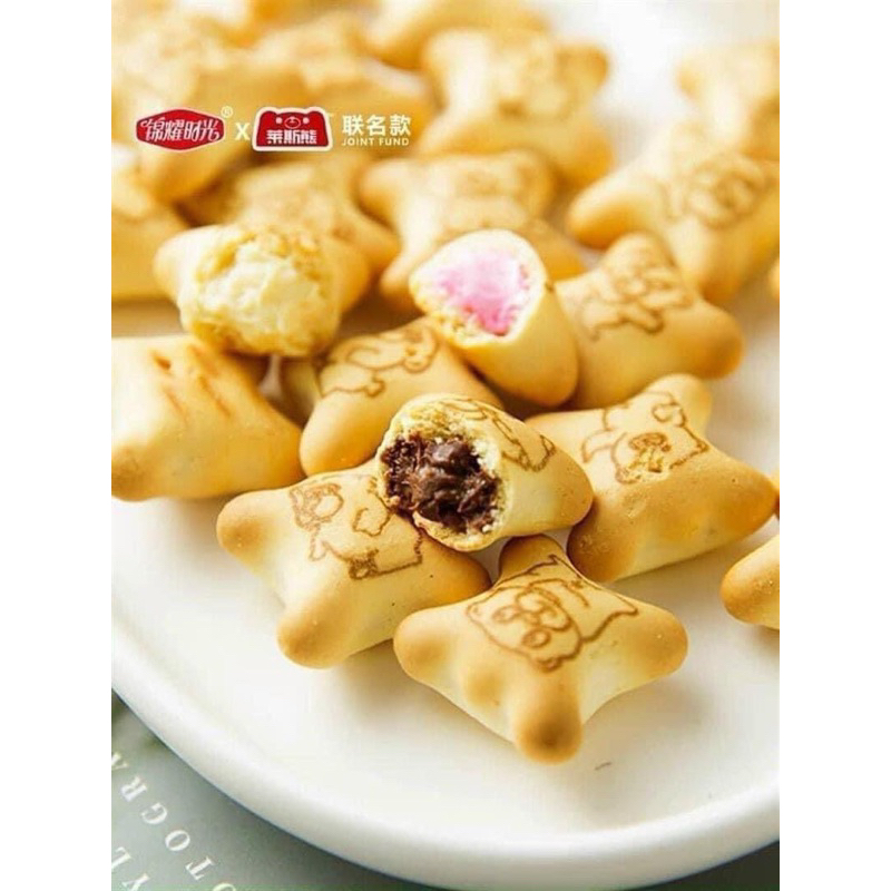 Bánh gấu CHOCO BEAR nhân kem Đài Loan