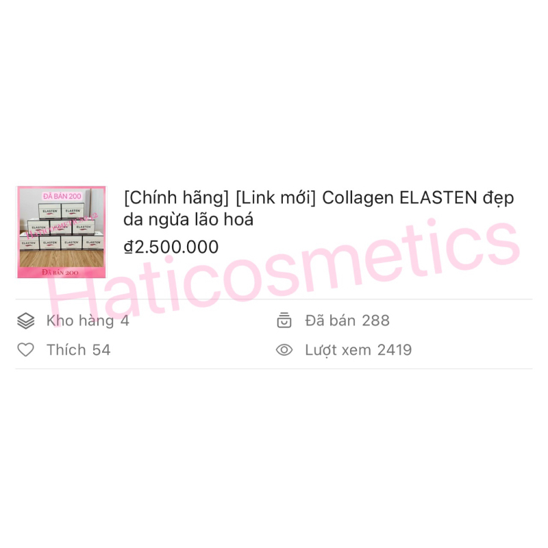 Collagen ELASTEN đẹp da