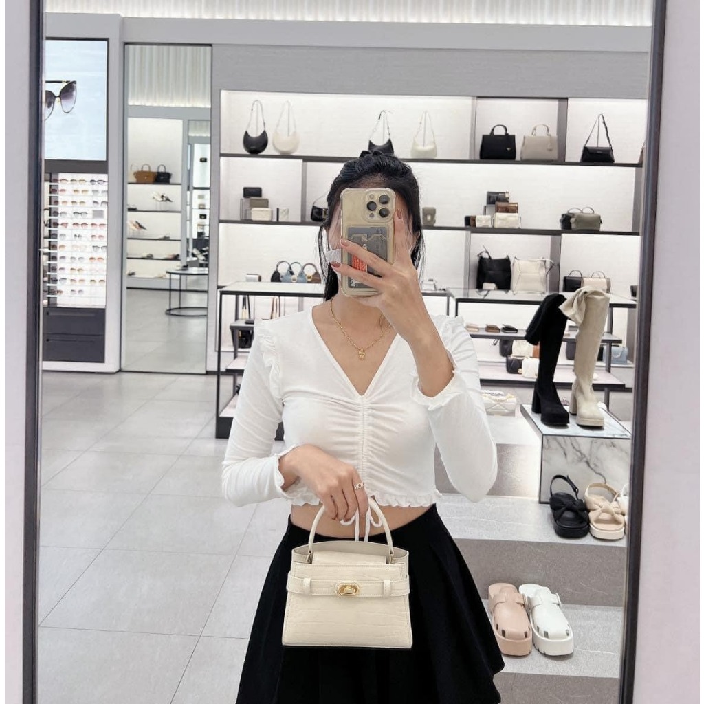 Túi cầm tay + đeo chéo nữ CK2-50270880 CK2-50271027 4 màu