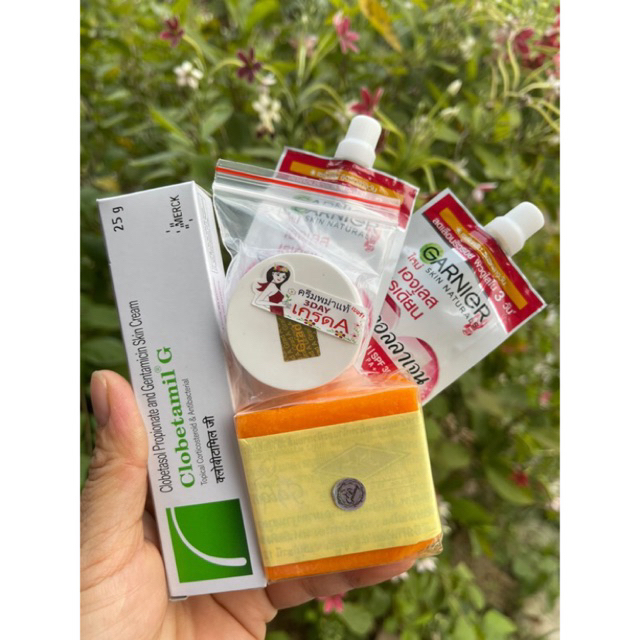NÁM TÚI ĐỎ BỘ 5 MÓN DƯỠNG ĐỎ VIỀN ĐỎ THÁI LAN