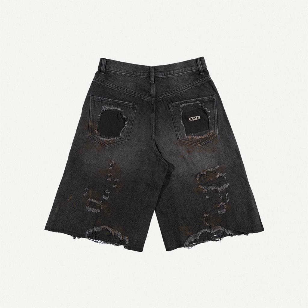 QUẦN LỬNG RIPPED BAGGY SHORTS / GAMBLE WORLDWIDE