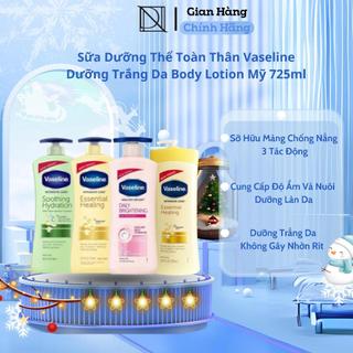 Sữa Dưỡng Thể Toàn Thân Vaseline Dưỡng Trắng Da Body Lotion Mỹ 725ml