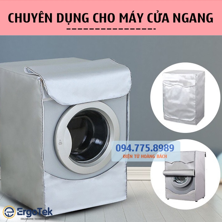 Áo trùm máy giặt cửa ngang chống bụi chống nước, Vỏ bọc che máy giặt 7 / 8 / 9 / 10 / 12kg - Che phủ máy giặt cao cấp