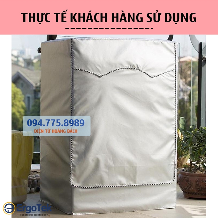 Áo trùm máy giặt cửa ngang chống bụi chống nước, Vỏ bọc che máy giặt 7 / 8 / 9 / 10 / 12kg - Che phủ máy giặt cao cấp