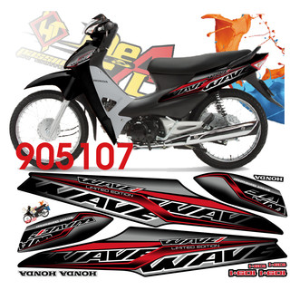 Tem rời wave alpha 100cc & 50cc mẫu wave i 109- bơ shop - tem cao cấp