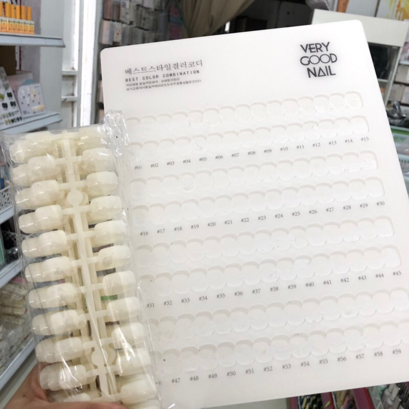 Bảng meka, khung trưng mẫu sơn -tặng kèm móng [ Hanna nail mi]