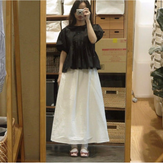 Dob - chân váy xoè màu cơ bản s003