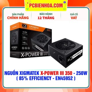 NGUỒN XIGMATEK X-POWER III 350 - 250W ( 85% EFFICIENCY - EN45952 )-36T