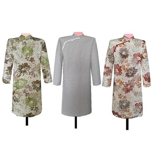 Áo dài cách tân nam gấm kaki