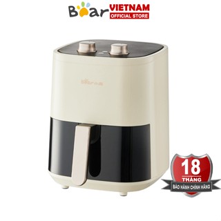 Nồi chiên không dầu 4.5L Bear QZG-E12H9 công nghệ nhiệt đối Lưu 360 độ – Hàng chính hãng