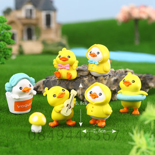 Mô hình vịt mini cute dễ thương 29deta trang trí bàn học là những sản phẩm nhỏ đi kèm, được sử dụng cho việc t