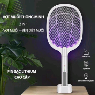 VỢT BẮT MUỖI CAO CẤP 2 IN 1 DP - 834