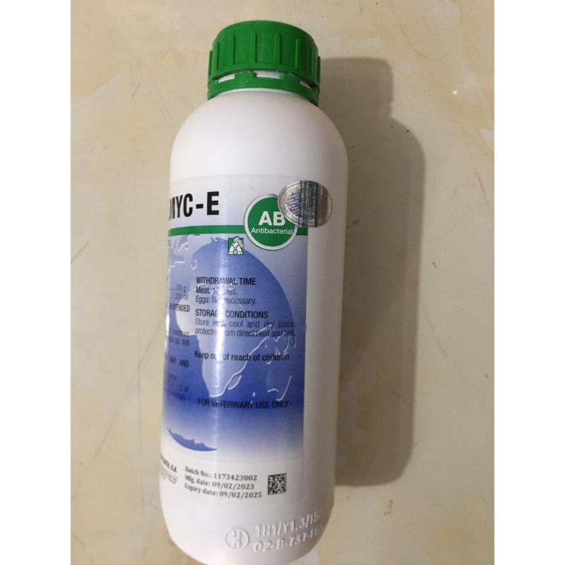 COLMYC E/ENROFLOXACIN 20% CHAI 1 LÍT