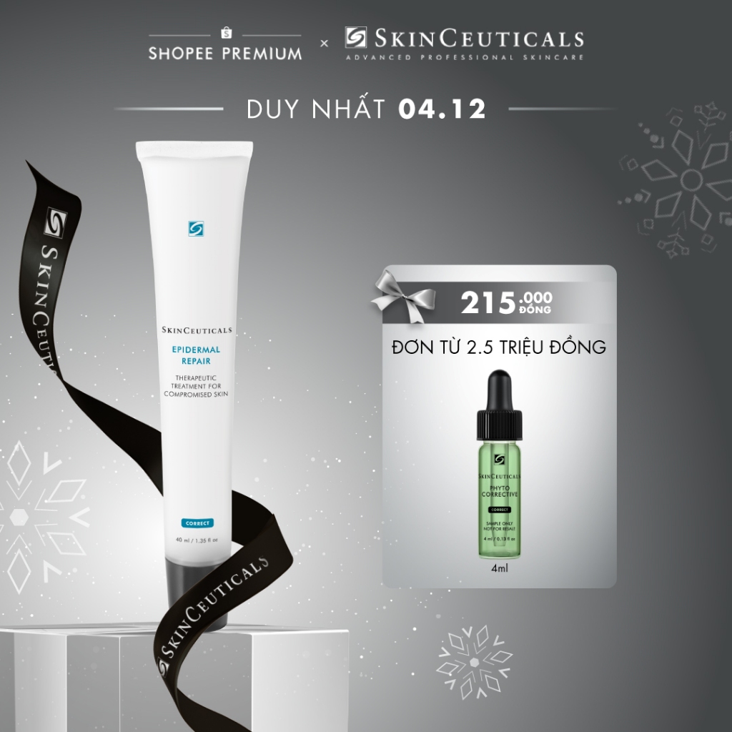 Kem dưỡng chuyên biệt SkinCeuticals Epidermal Repair giúp làm dịu, hỗ trợ quá trình phục hồi và tái tạo da 40ml
