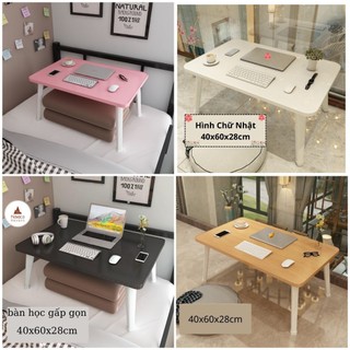 BÀN HỌC GẤP GỌN THÔNG MINH HÌNH CHỮ NHẬT SIÊU ĐẸP