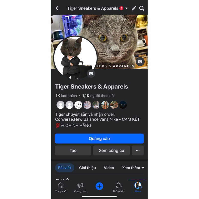 Tiger Sneakers - Giày Converse 1970s Plus Canvas chính hãng cổ cao màu tím | A00866C