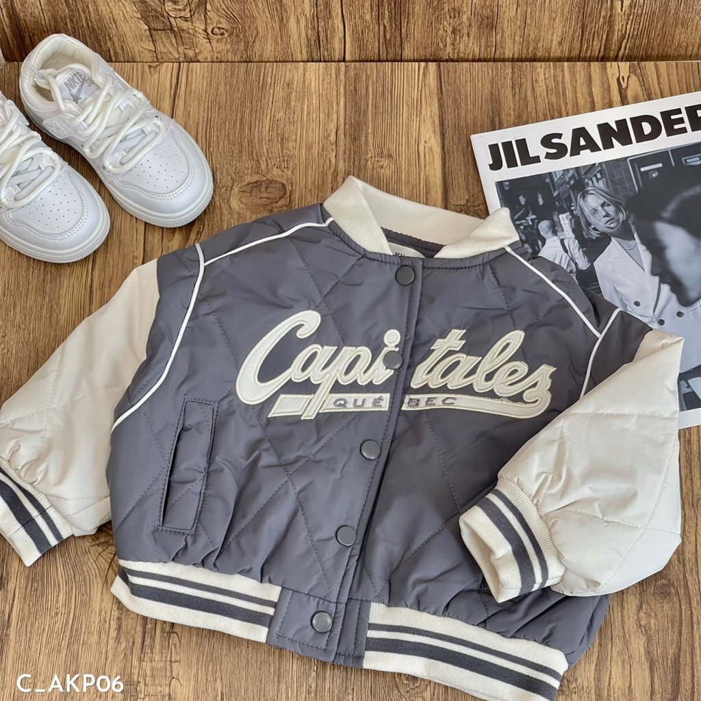 Áo khoác cho bé trai EMBES KIDS , áo khoác trẻ em 11kg đến 31kg