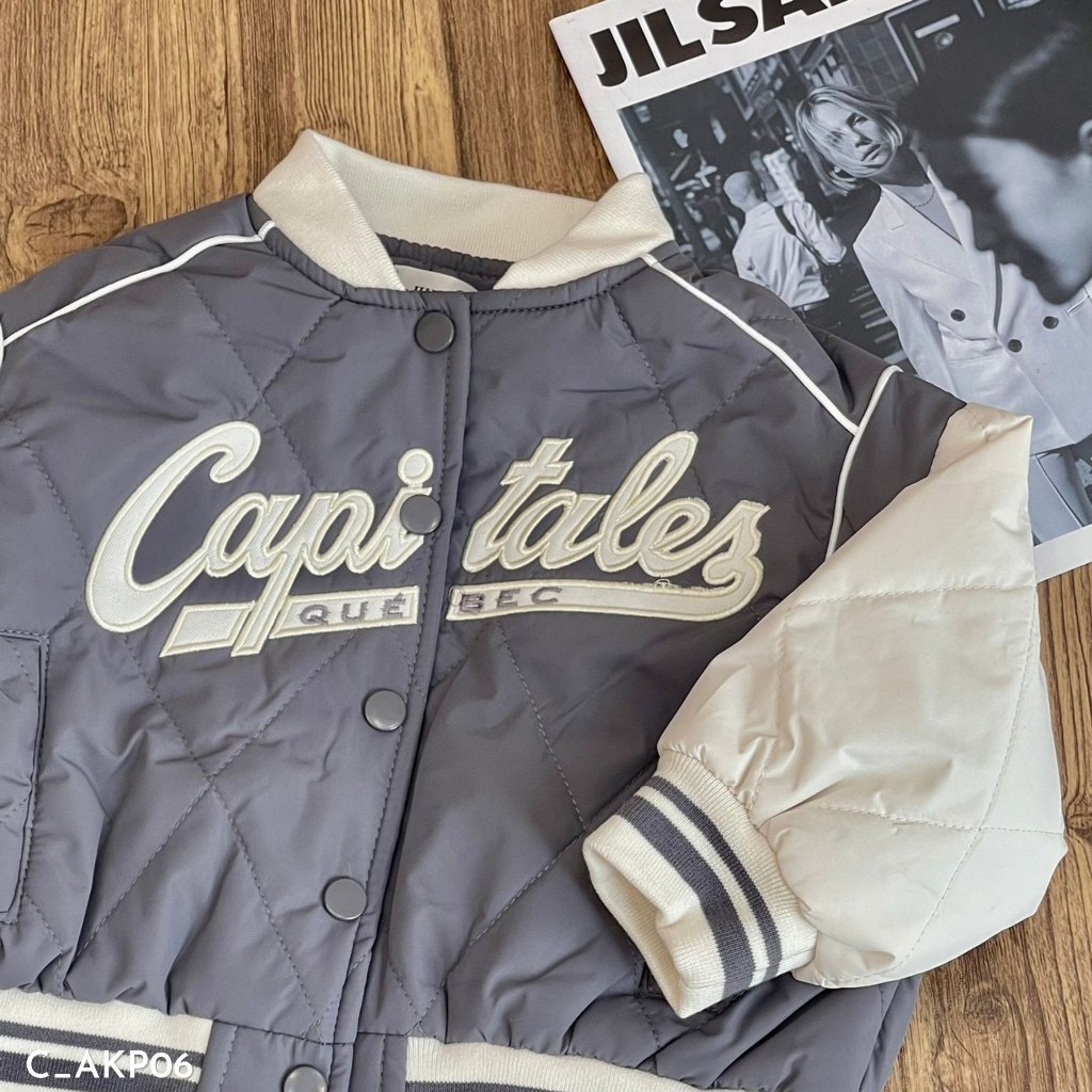 Áo khoác cho bé trai EMBES KIDS , áo khoác trẻ em 11kg đến 31kg