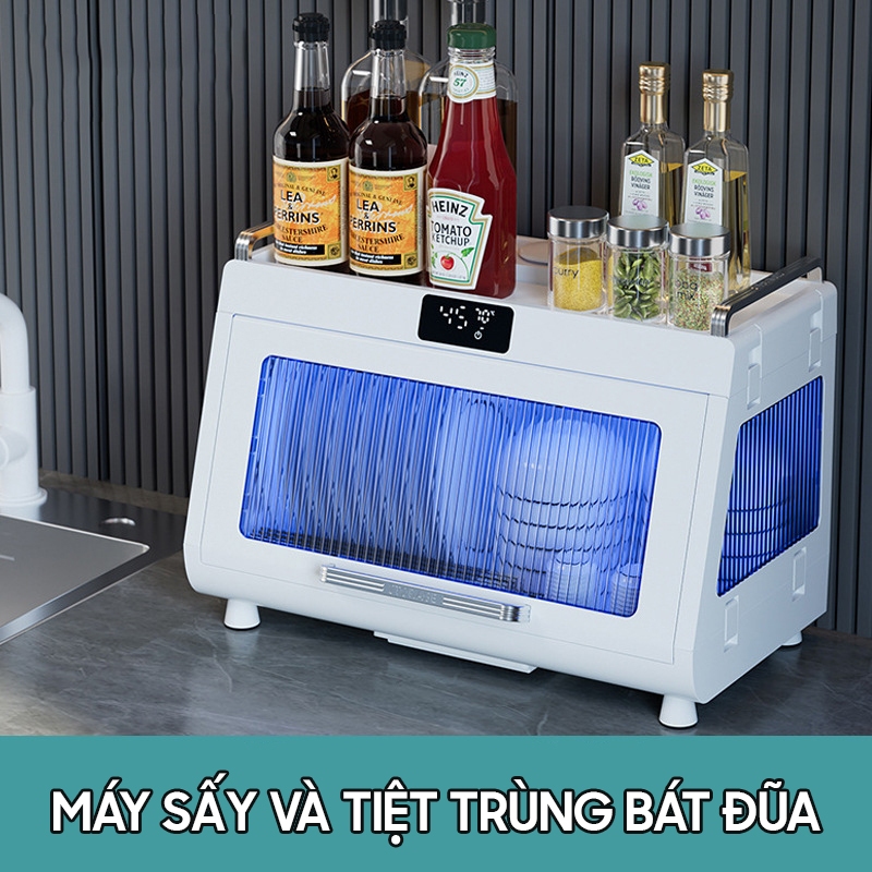 Máy Sấy Và Tiệt Trùng Bát Đũa,sấy khô hoàn toàn, khô nhanh chóng không cần lau chùi- K1910