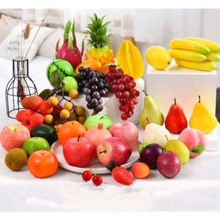 Trái Cây Giả ❤️ Quả Giả ❤️ Loại Xịn Quả Giả Giống Thật 99%, Dùng Trang Trí Tết, Sự Kiện, Tiệc Cưới, Nhà Bếp, Nhà Hàng