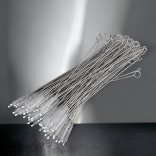 Cọ vệ sinh ống hút dài 200mm, Bàn chải ống hút đường kính lông 8mm, cho bình sữa, bình nước, bình giữ nhiệt.