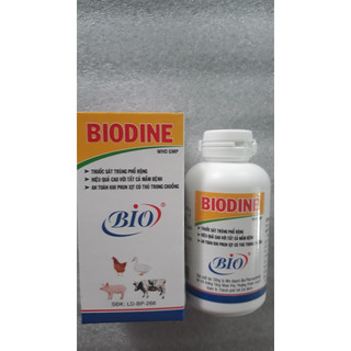 BIODINE 60ml (sát trùng chuồng trại chăn nuôi)