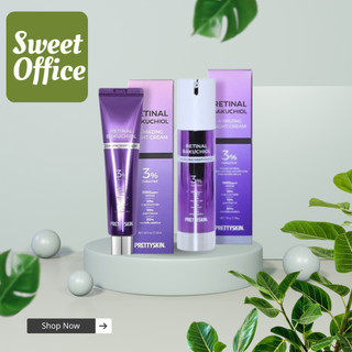 Retinal, kem dưỡng Pretty Skin retinal bakuchiol A-mazing night cream,tái tạo trẻ hóa , căng bóng đều màu da