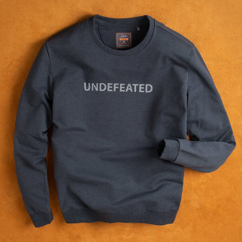 Áo nỉ nam TORANO dài tay họa tiết  Undefeated Chất Nỉ Đẹp Không Bai Xù, Giữ ấm, Bền Màu EWTW019