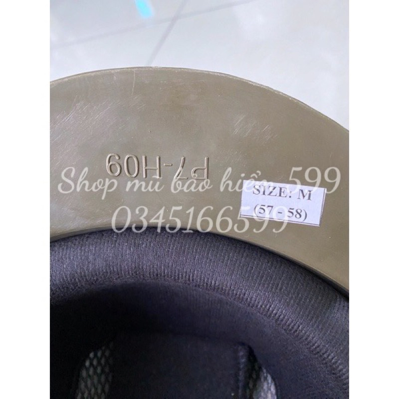 Mũ bảo hiểm nửa đầu HCKT