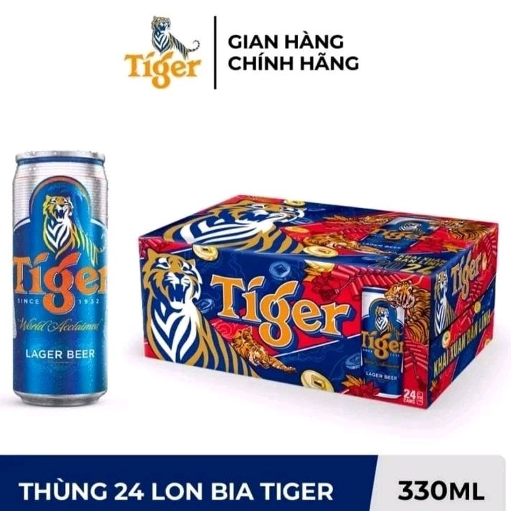 BIA TIGER LON CAO MỚI THÙNG 24 LON