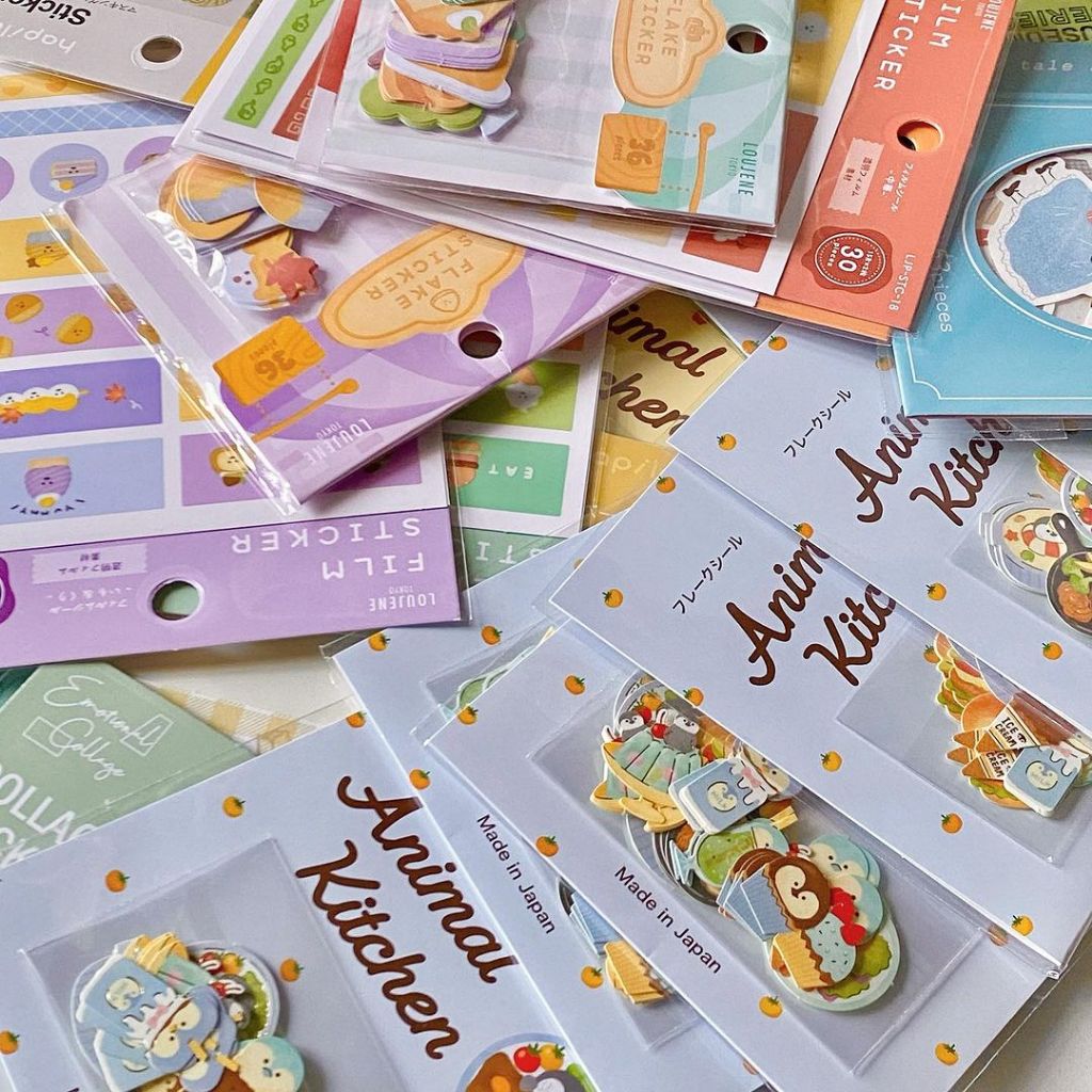 Hình dán, sticker pack đáng yêu chính hãng Nhật Bản Art Therapy
