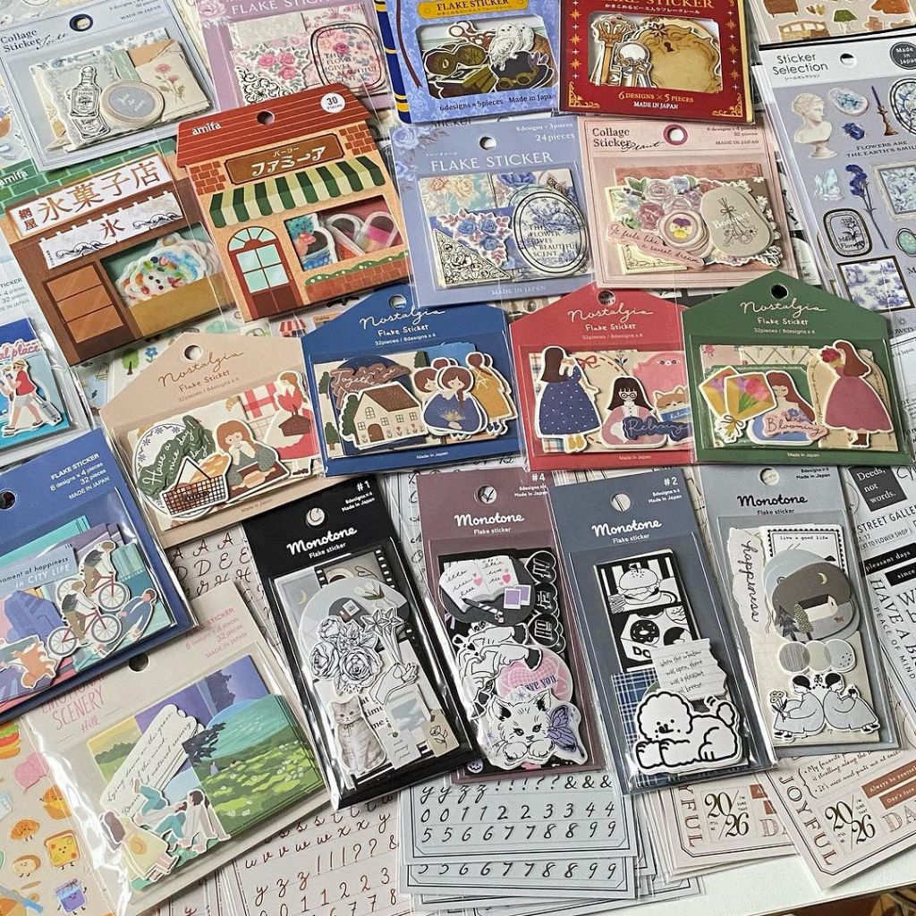 Hình dán, sticker pack đáng yêu chính hãng Nhật Bản Art Therapy
