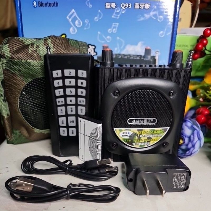 Loa Q93 hàng nội địa Trung có blutooth. loa bẫy chim thú cao cấp
