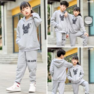 Bộ quần áo trẻ em thu đông thể thao hình in cool ngầu - quần áo phông dài tay set đồ cho bé trai (9-43kg) Doraemon Kids