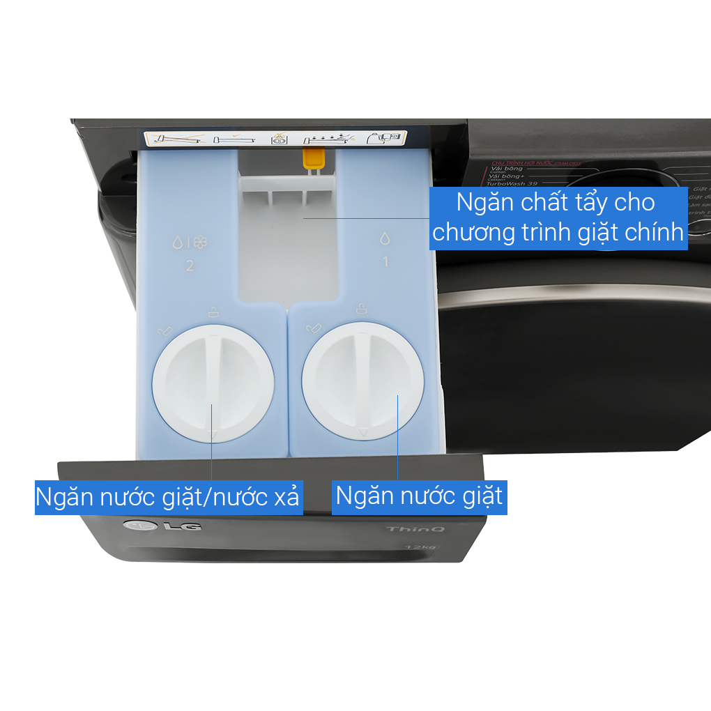 Máy giặt LG Inverter 12 kg FV1412S3BA