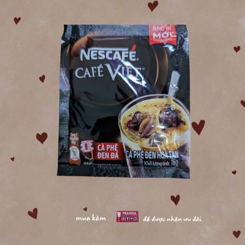 Nescafé café Việt Cà Phê Đen Đá Hoà Tan