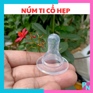 Núm vú cổ hẹp Jumi núm ti sử dụng cho bình sữa cổ hẹp Jumi Mirai Cacara núm vú siêu mềm chống đầy hơi