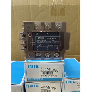 Rơ le bán dẫn ssr fotek 3 pha 40/60/80/100a model tsr, tsr-40da, tsr-60da,tsr-80da,tsr-100da