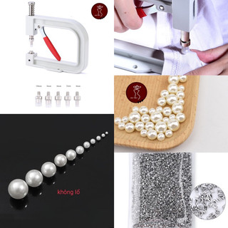 Hạt cườm không lổ dùng cho máy đóng trai