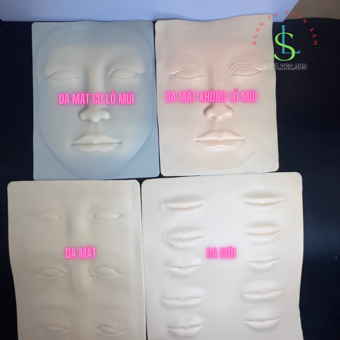 Da Giả 3D Tập Phun Xăm, da giả học xăm