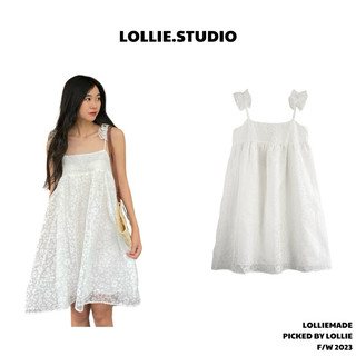 Váy babydoll hoa bèo vai 2 lớp TKV162 LOLLIE STUDIO